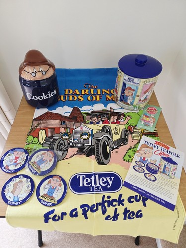 Tetley tea folk - tetley, collectibles
