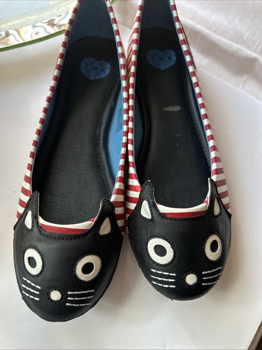 Kitty cat flats size 9 - kitty,