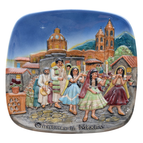Christmas mexico plate - christmas, in