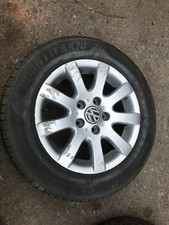 GENUINE 04-09 VW GOLF MK5 15 INCH ALLOY WHEEL 9 SPOKE 1K0601025A 1K0