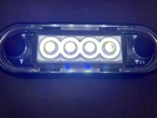 HELLA STYLE  WHITE LED  FLUSH  FLAT  MARKER LIGHT  12v 24v