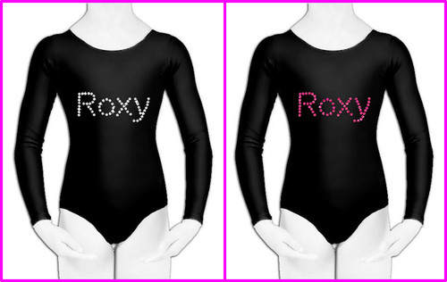 Personalised lycra black dance - black,