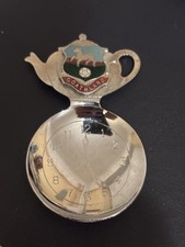 souvenir tea caddy spoon from Goathland, a village in North Yorkshire, England.