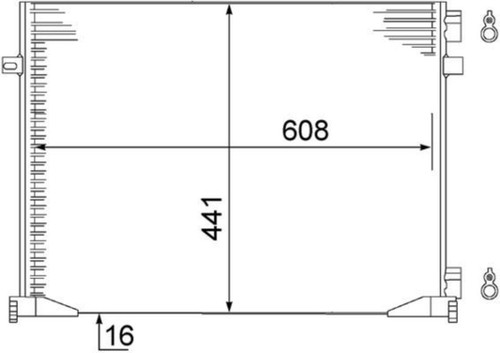 Condenser mahle fits - mahle, nissan