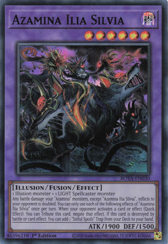 Yugioh rota en030 azamina - rota-en030,