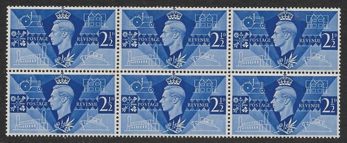 1946 victory blue - 1946, 1/2d