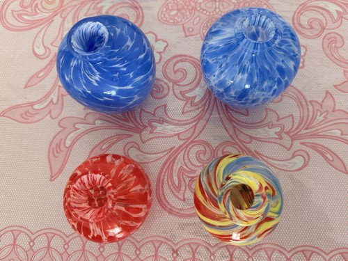 Vintage glass vase ornaments - vintage,