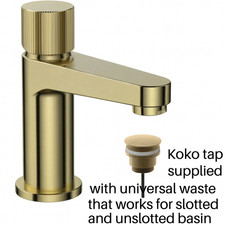 BRUSHED BRASS MONO BASIN MIXER