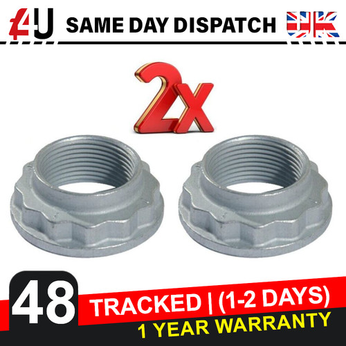Driveshaft axle hub nut - hub,