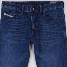 Mens Diesel BUSTER 08263K Slim Tapered Blue Jeans W33 L32