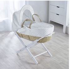 Baby Moses Basket - White
