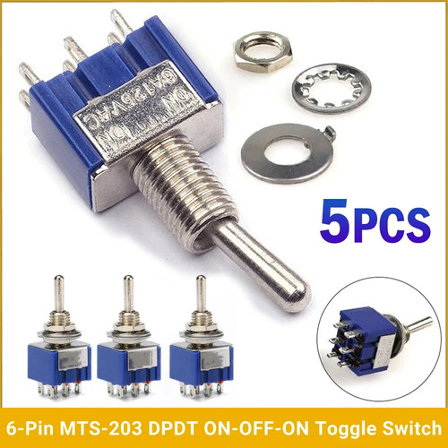 Mini toggle switch - switch, on