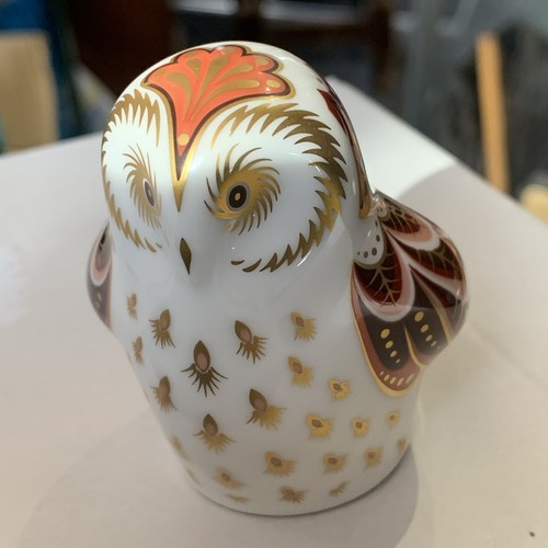 Royal crown derby owlet with - crown,