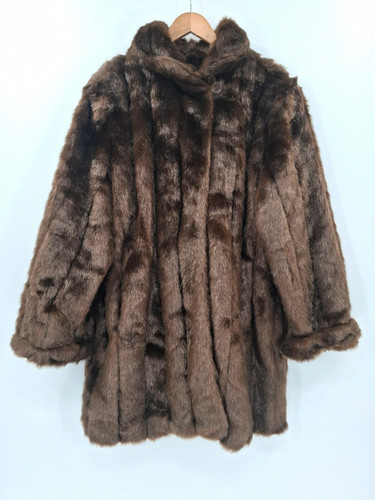Dennis basso long brown faux - dennis,