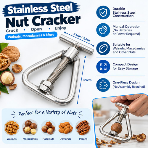 Stainless steel manual nut - steel,