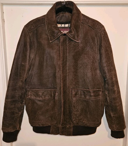 Wilsons leather bomber aviator - leather,