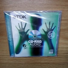 TDK CD-R80 RXG80EN Audio Music CDR Recordable Blank Disc - NEW & SEALED