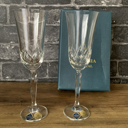 Crystal champagne flute - crystal,