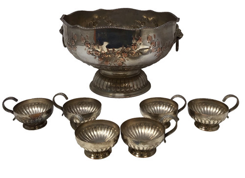 Silver plate copper large - silver,