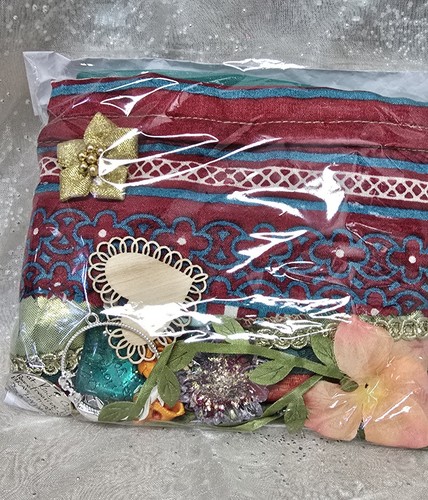 Sari fabric scrap packs - sari,