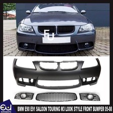 FOR BMW E90 E91 SALOON TOURING M3 LOOK STYLE FRONT BUMPER KIT NO PDC 2005-08