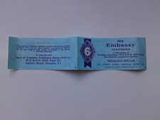 VINTAGE EMBASSY SIX CIGARETTE