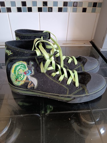 Rick and morty high tops - rick,