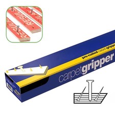 Carpet Gripper Rods - Top Quality Wood Strips - Floor Tacks - Dual - Edge Grips