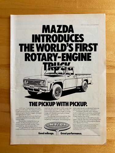 1974 print mazda pickup - mazda,