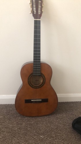 Acoustic guitar with case gig - guitar,