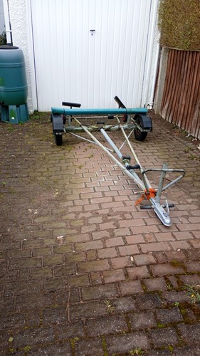 Sailing dinghy trailer combi - trailer,