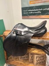 17.5" BLACK ALBION LEGEND K2 GP SADDLE  EXCELLENT CONDITION MEDIUM WIDTH