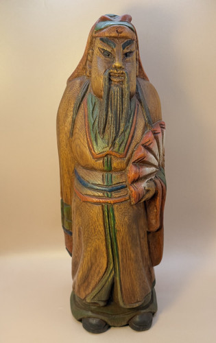 Vintage hand carved wooden - hand,
