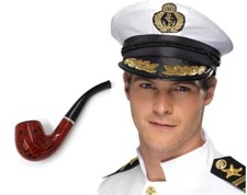 Captain Hat And Pipe Set Fancy