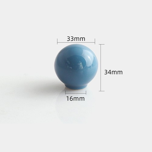 Ceramic door knobs - door, round