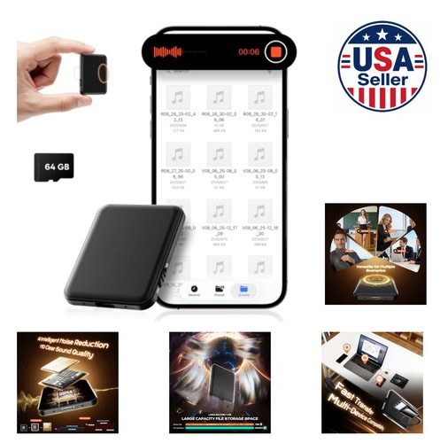 Voice recorder 64gb 6000 - voice,