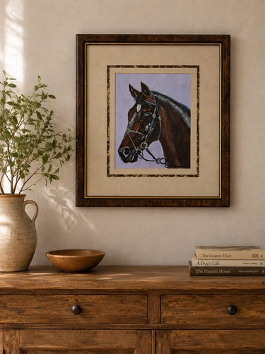 Original acrylic horse - original,