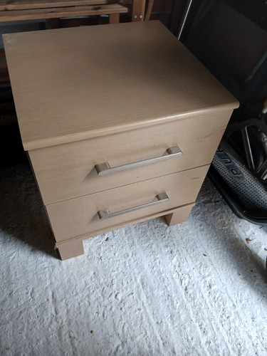 Mfi wooden bedside table - bedside,
