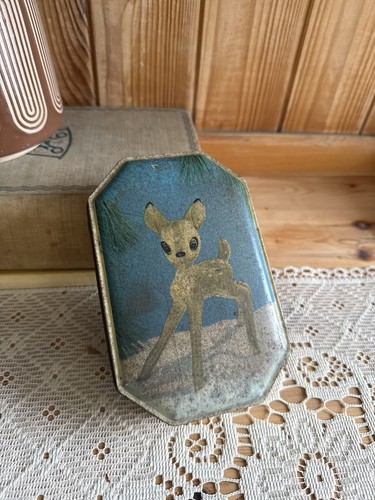 Vintage highland toffee tin - toffee,
