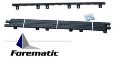 Toothed rack for sliding gates