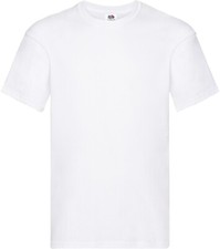 Fruit Of The Loom Mens T Shirts Plain Cotton Short Sleeve T-shirt Tee Top New