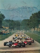 Ronnie Peterson Jo Siffert Regazzoni Hand Signed Formula 1 F1 Photo Autograph