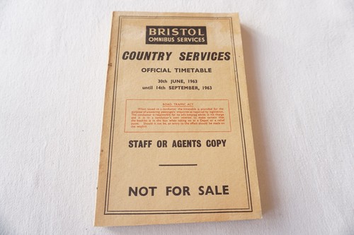 1963 bristol omnibus bus - bristol,