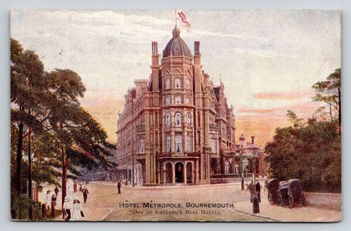 Vintage 1909 hotel metropole - vintage,