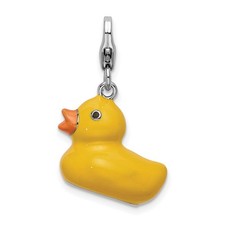 Sterling Silver Rhodium-plated