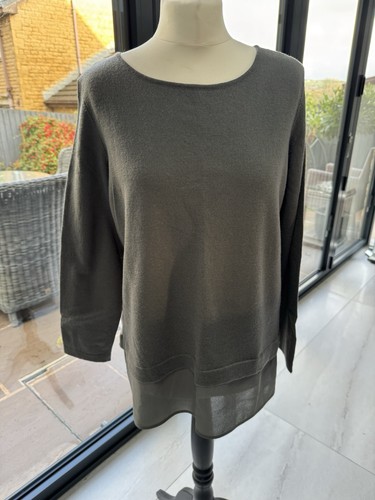 Luisa cerano grey wool jumper - cerano,