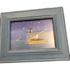 framed, folk art style