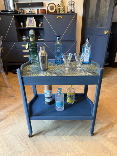 Upcycled retro wooden drinks - upcycled,