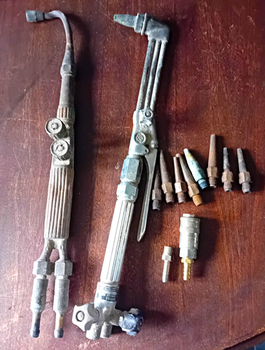 Oxy acetylene cutting torch - oxy-acetylene,