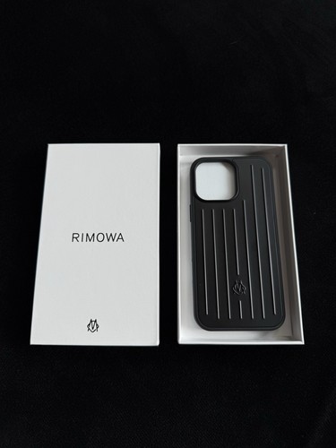 Rimowa black aluminium case - rimowa,